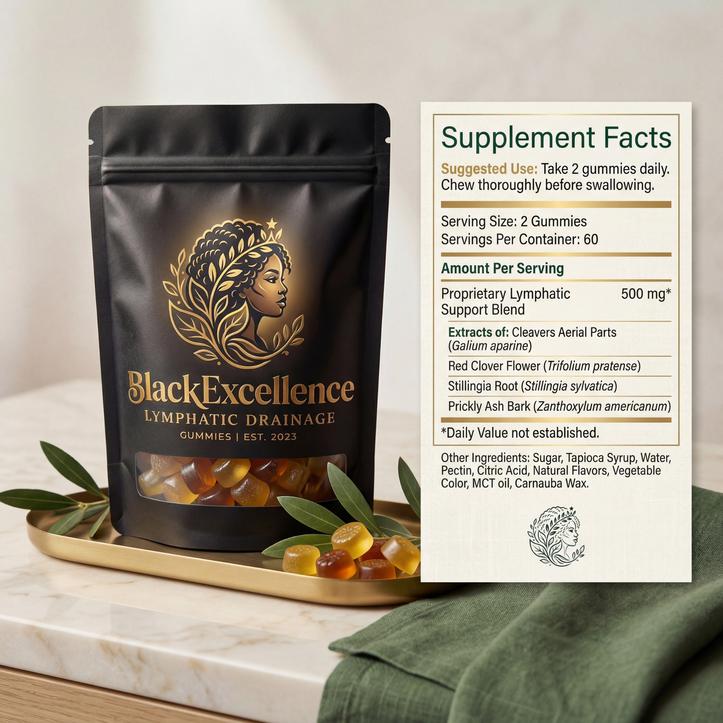 BlackExcellence™ Lymphatic Drainage Gummies